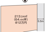 岡山市北区田益　土地　773.3万円　ジェイネットワーク